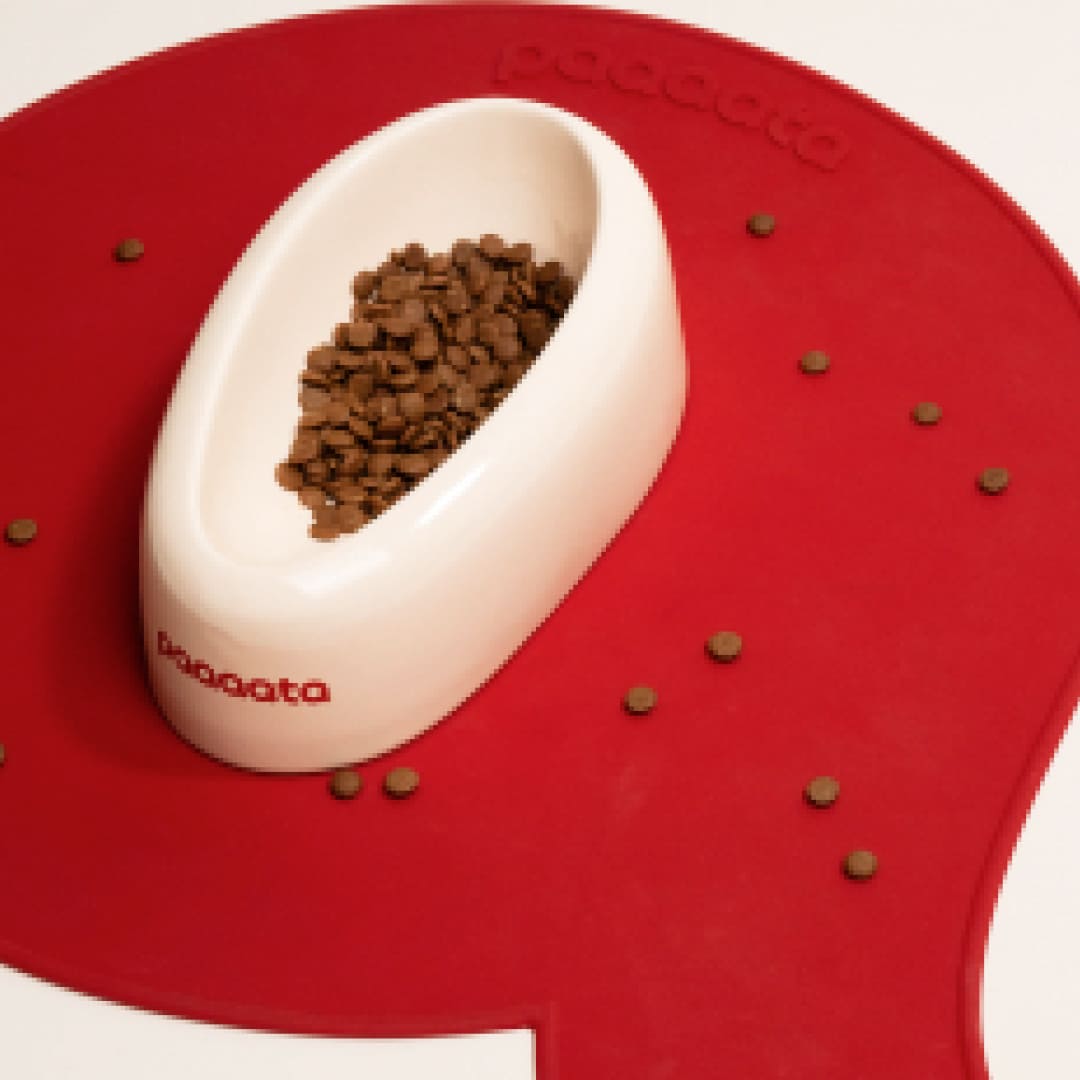 paaaata – Signature Long Eared Dog Bowl & Mat Set